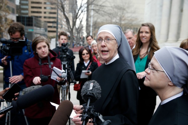 In the government's eyes, it matters only whether the Little Sisters of the Poor comply with President Obama's intrusive regulations. (AP Photo)