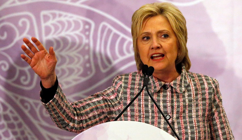 Hillary Clinton is sounding no saner than Trump nowadays
