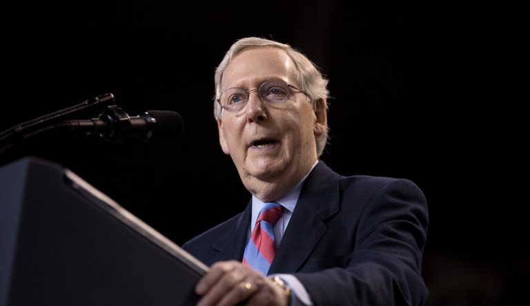 Despite calls from House conservatives and the White House to continue working on healthcare legislation, Senate Republicans have shifted their focus to tax reform. (AP Photo/Andrew Harnik)