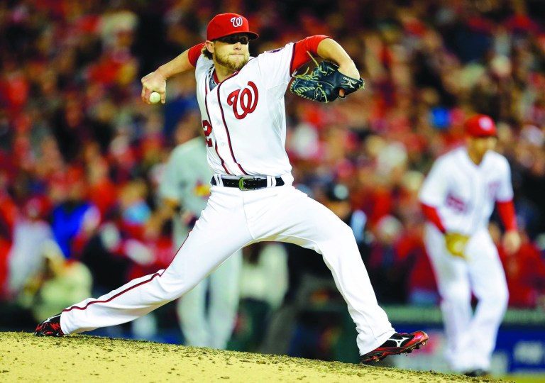 Pablo Martinez Monsivais/AP
Nats closer Drew Storen walked two and allowed three hits and four runs in the deciding Game 5 loss to the Cardinals on Friday.