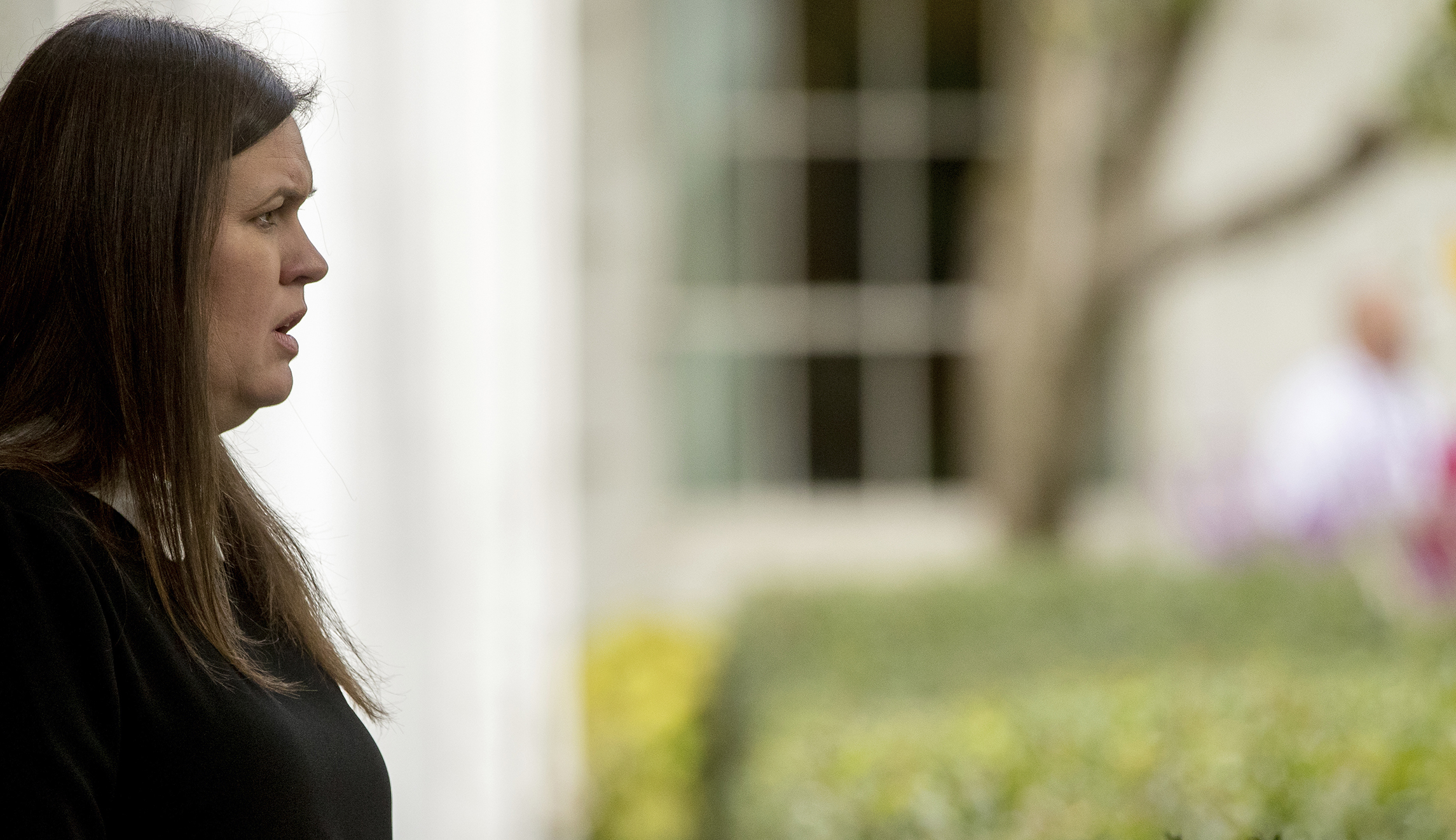 Sarah Sanders pledges more on-the-record sourcing from White House