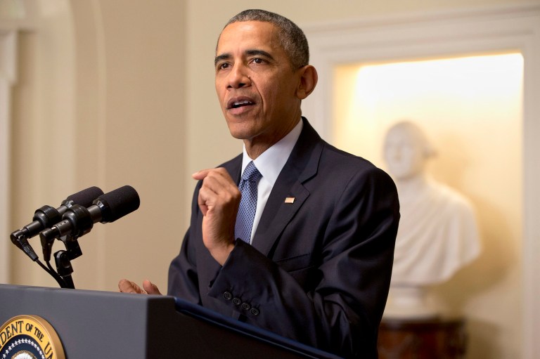 Signing the Paris Agreement today simply means the Obama administration is taking this failing model and using our tax dollars to help countries like China or Nigeria do the same thing. (AP Photo/Jacquelyn Martin)
