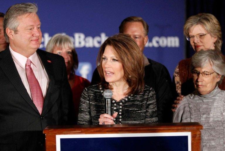 Bachmann bows out