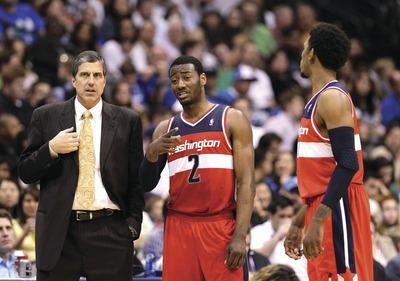 Tony Gutierrez/APCoach Randy Wittman, point guard John Wall and the Washington Wizards ended the season on a six-game winning streak.