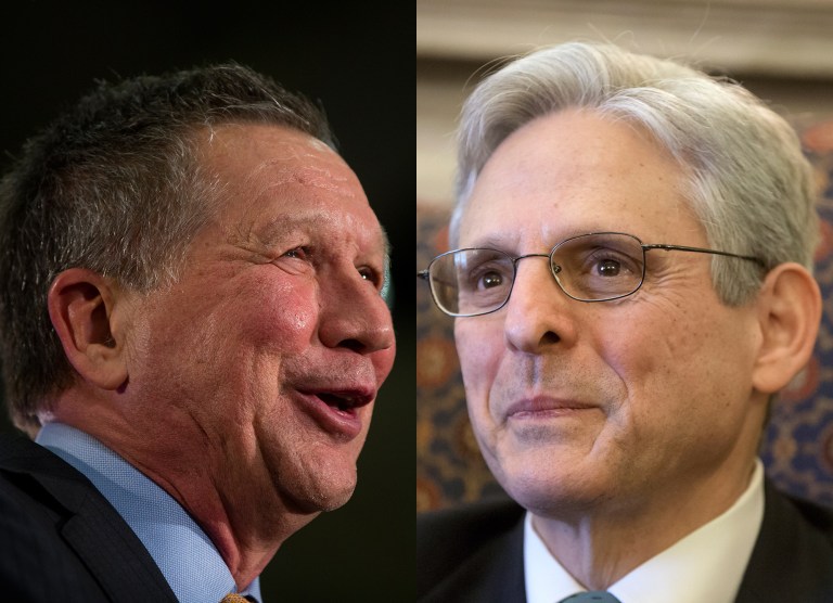 John Kasich would consider nominating Merrick Garland.