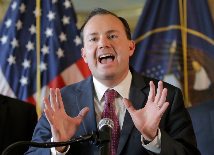 Lee sees an opportunity to reorient Trump's populism toward a new type of conservatism, for "the forgotten man." (AP Photo/Rick Bowmer, File)
