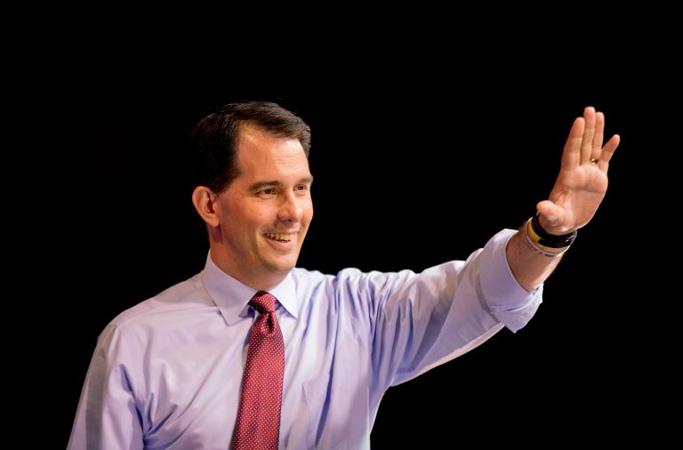 Scott Walker's actions suggests he lacks the required immunity to special-interest pleading. (AP Photo)Â 