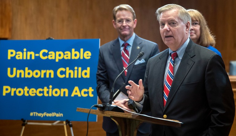 On Wednesday, Senate Majority Leader Mitch McConnell moved to start debate on a Senate bill to pass the Pain-Capable Childhood Protection Act, which would ban abortions after 20 weeks. (Sen. Lindsey Graham, R-S.C., pictured above, is the lead sponsor.) The House passed its own version last year. (AP Photo/J. Scott Applewhite)