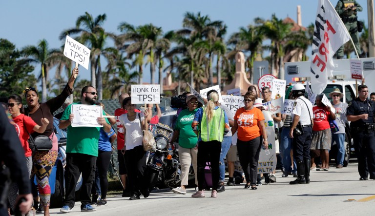 The Trump administration decided to end a temporary residency permit that has allowed almost 60,000 citizens from Haiti to live and work in the United States since an earthquake shook the Caribbean nation in 2010. (AP Photo/Lynne Sladky)