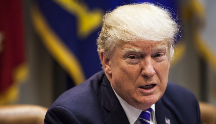 President Trump began Tuesday clashing with Sen. Bob Corker, R-Tenn., who described him as an "untruthful president." Hours later, Sen. Jeff Flake, R-Ariz., abruptly announced he would not seek re-election next year, decrying the "coarseness of our leadership" from the Senate floor. (Zach Gibson/Bloomberg)