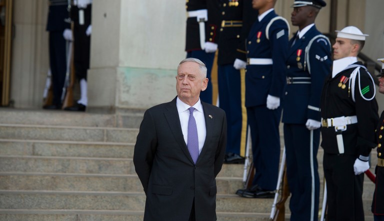 When talking to reporters during his Middle East trip, Defense Secretary Jim Mattis stressed that U.S. foreign policy is not 
