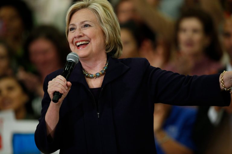 On Tuesday, Hillary Clinton became the third presidential candidate to visit Keota High School in Keota, Iowa. (AP file photo/David Zalubowski)