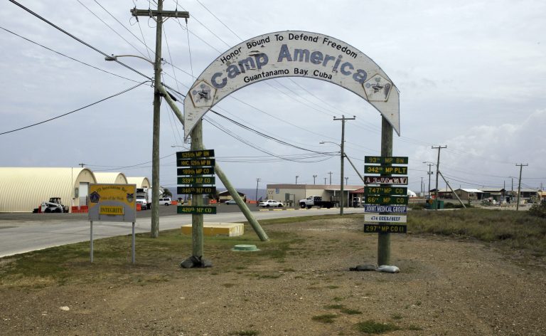 Carter said about half of the Guantanamo Bay population can be transferred to another country with security restrictions to ensure they don't return to the battlefield. (AP file)