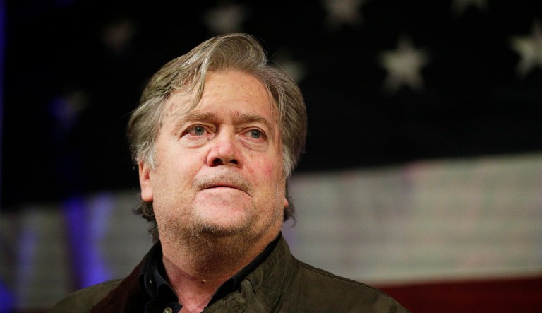 Former top White House strategist Steve Bannon recently met with former Colorado congressman Tom Tancredo, to discuss a potential run for governor in 2018 by Tancredo. (AP Photo/Brynn Anderson)