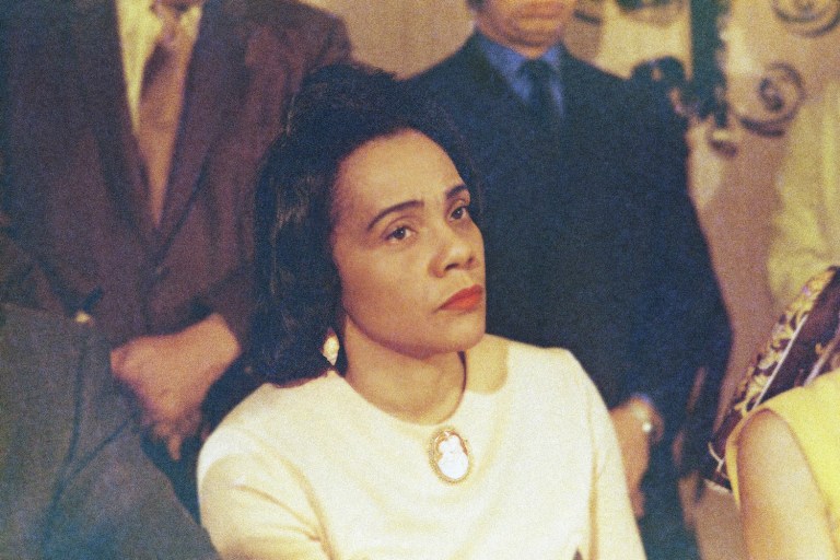 Coretta Scott King, widow of Dr. Martin Luther King, Jr., is shown in 1970. (AP Photo)