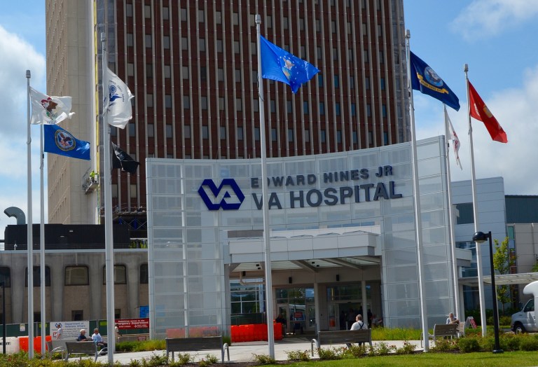 Officials at a Department of Veterans Affairs hospital in Hines, Ill., may have left the bodies of deceased veterans neglected for months in the facility's morgue. (Jim Roberts via Wikimedia Commons)