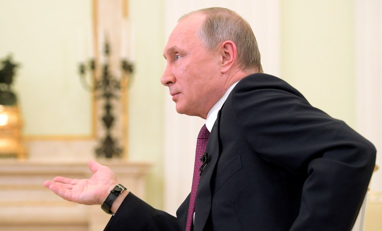 It was President Obama and former Secretary of State Hillary Clinton who were repeatedly outplayed and embarrassed by Putin on Ukraine, Syria and the Baltics. At the very least, Russian President Vladimir Putin's preference would seem debatable. (Alexei Druzhinin, Sputnik, Kremlin Pool Photo via AP)