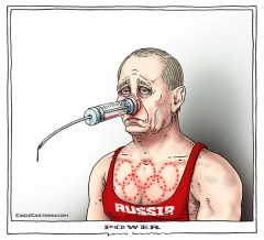 Editorial cartoon: Putin’s power