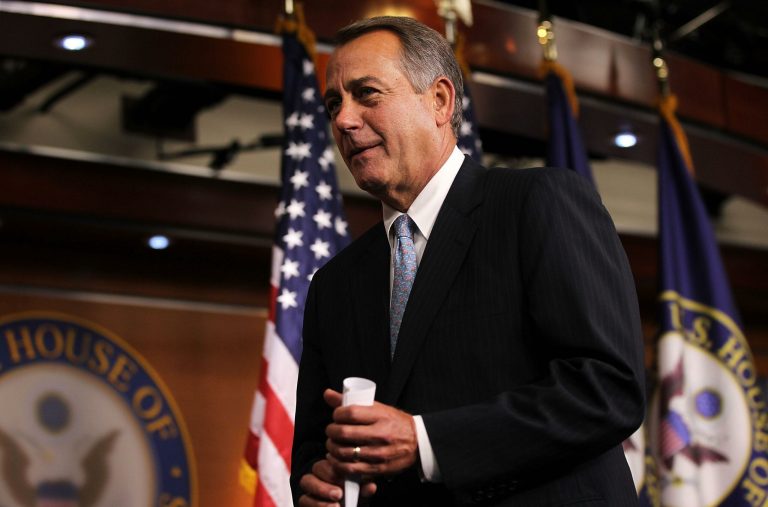 A little CYA from Boehner