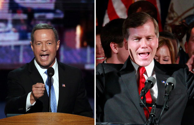 Maryland Gov. Martin O'Malley (left) and Virginia Gov. Bob McDonnell (Getty Images)