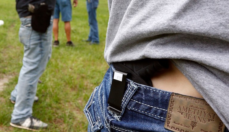 Forty-one states currently have at least partial reciprocity laws, including Virginia, where the shooting took place. (AP Photo/Rogelio V. Solis)