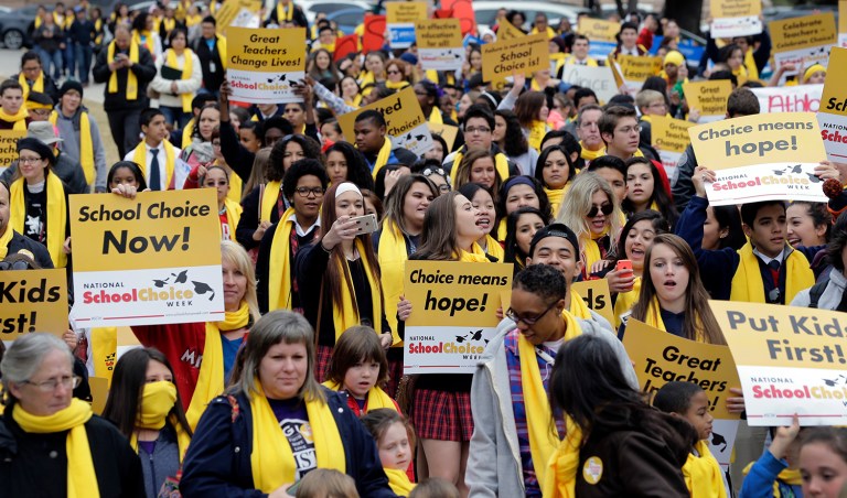 The civil rights organization NAACP has provoked criticism in calling for a moratorium against new public charter schools. (AP Photo/Eric Gay)