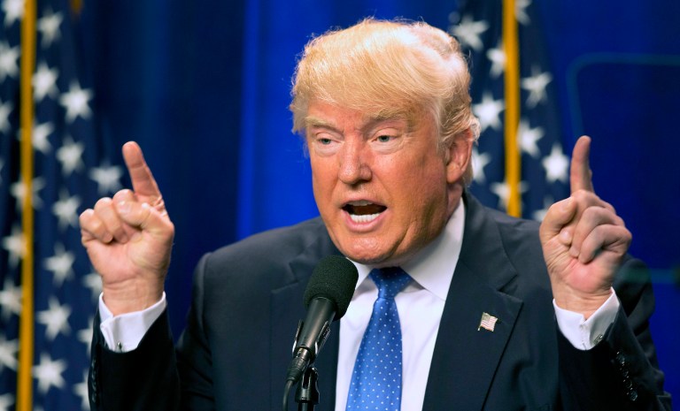 President Trump didn't quite say that he is ready to get behind the 