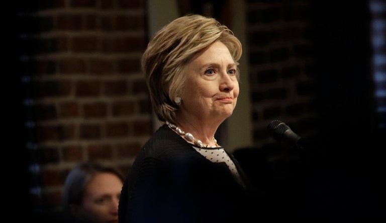 Hillary Clinton said she is unsure if Donald Trump colluded with Russia to win the 2016 election. (AP Photo/Patrick Semansky)