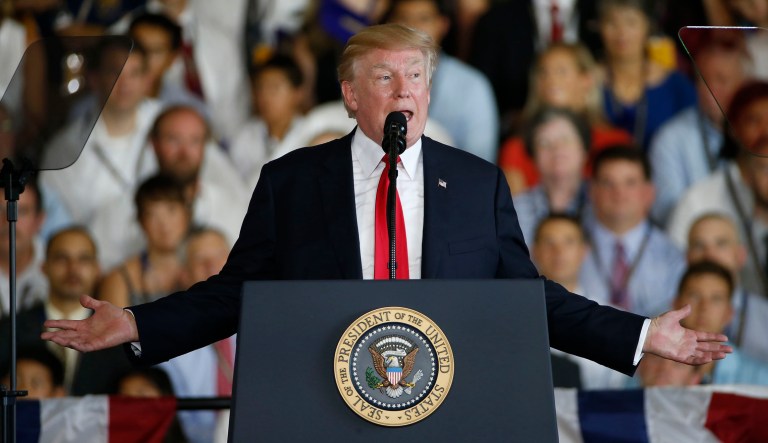 President Trump said he will make a 