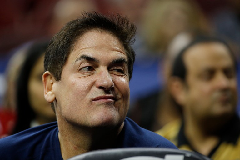 Billionaire businessman Mark Cuban thinks a victory by Donald Trump in November would cause an economic catastrophe. (AP Photo/Matt Slocum)