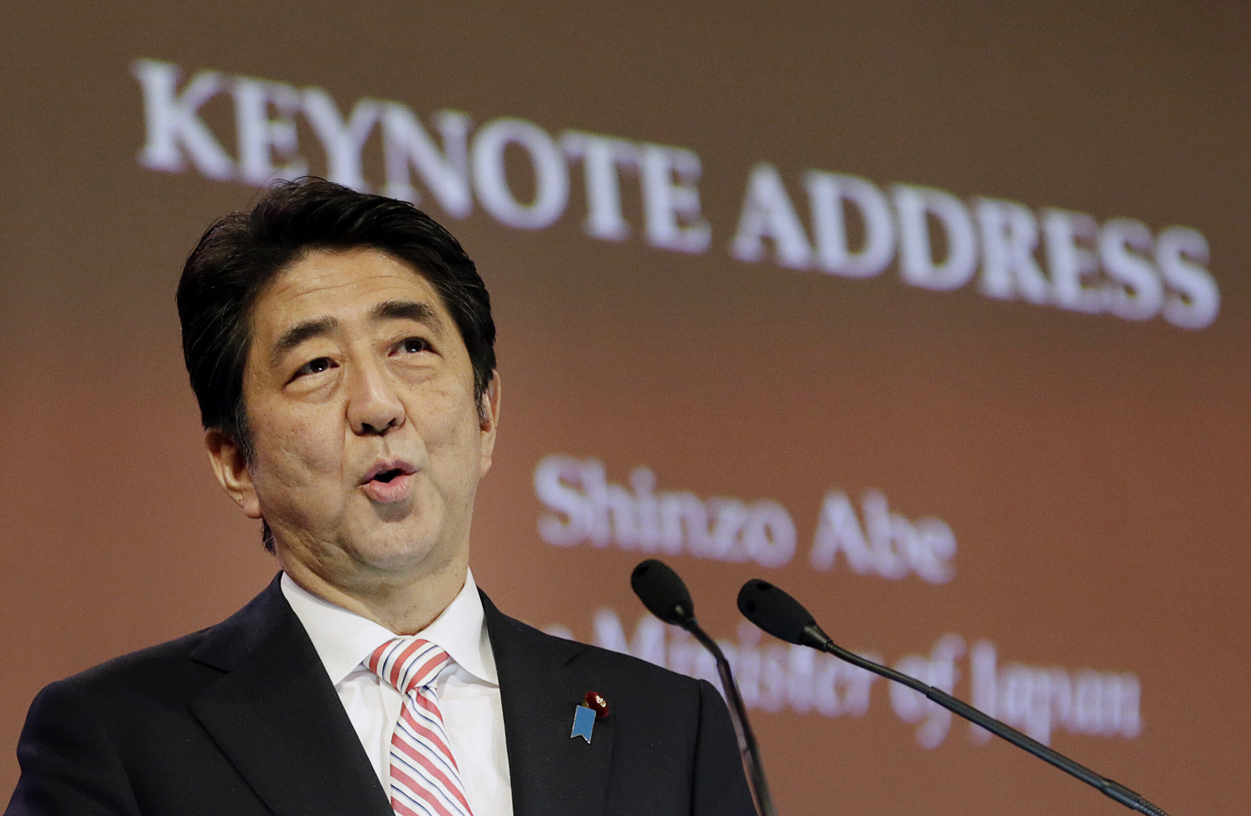 Abe vows greater Japanese security role in Asia