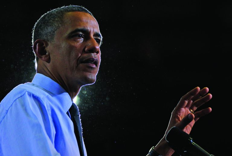 President Barack Obama speaks at a campaign event in Denver, Wednesday, Aug. 8, 2012. (AP Photo/Pablo Martinez Monsivais)
