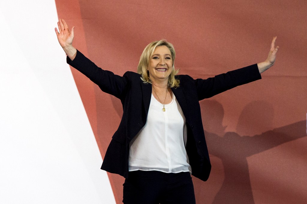 Marine Le Pen visits Trump Tower