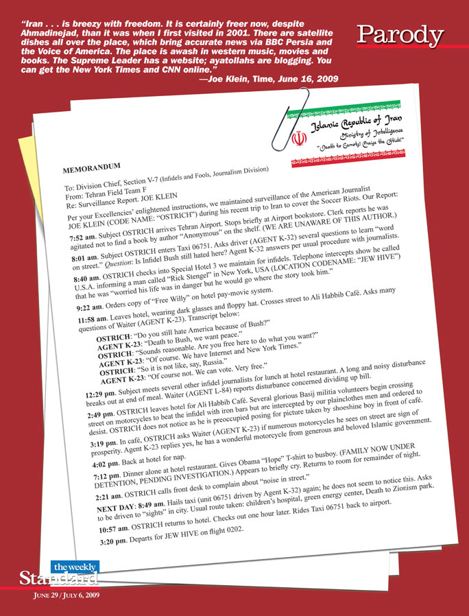 Iran is breezy with freedom