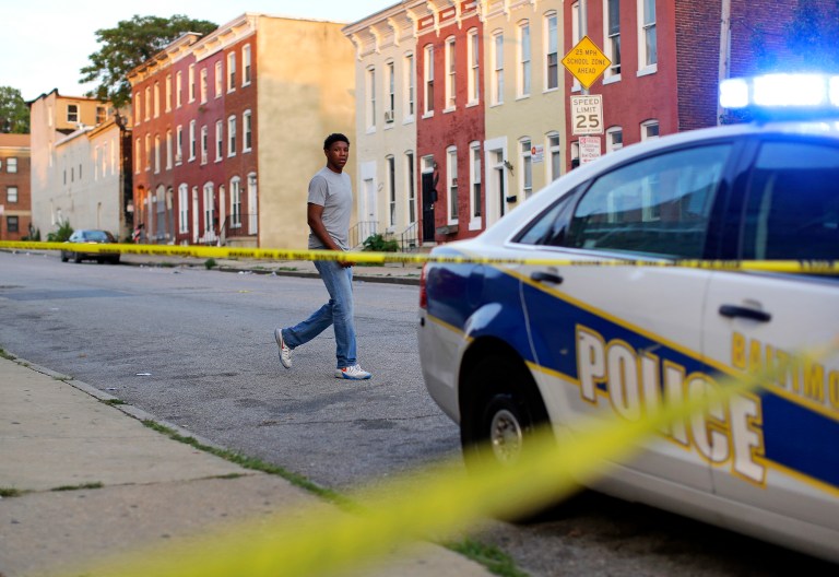 The incident comes almost exactly a year after riots broke out in the Rose City due to the death of Freddie Gray while in police custody. (AP Photo/Patrick Semansky, File)