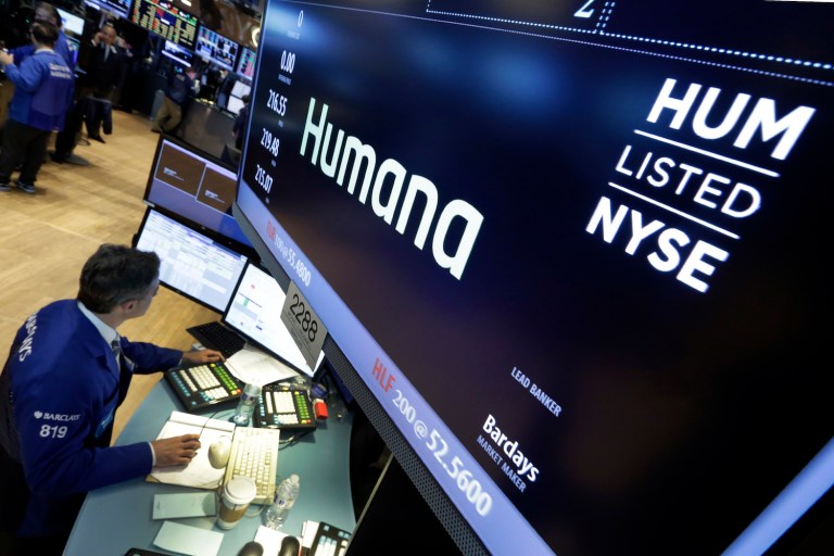 Deal between Humana and Aetna blocked because of antitrust concerns. (AP Photo/Richard Drew)