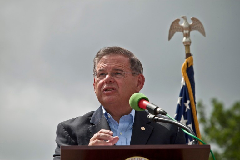 Sen. Bob Menendez, D-N.J., said he almost vomited after reading Russian president Vladimir Putin's op-ed in the New York Times, which was published late Wednesday evening. (Kena Betancur/Getty Images)