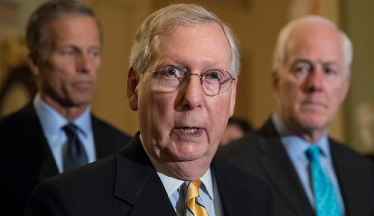 The Senate Majority Leader warned that Democrats would be heading toward a single-payer system as an alternative to Obamacare. (AP Photo/J. Scott Applewhite)