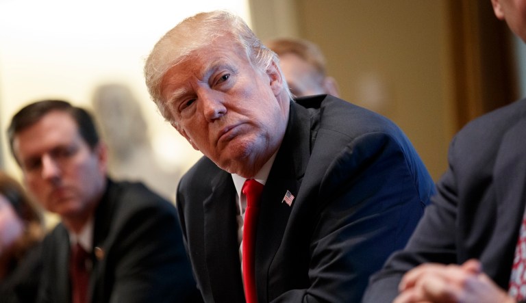 President Trump's recently announced tariffs are proving remarkably unpopular with most Americans. (AP Photo/Evan Vucci)