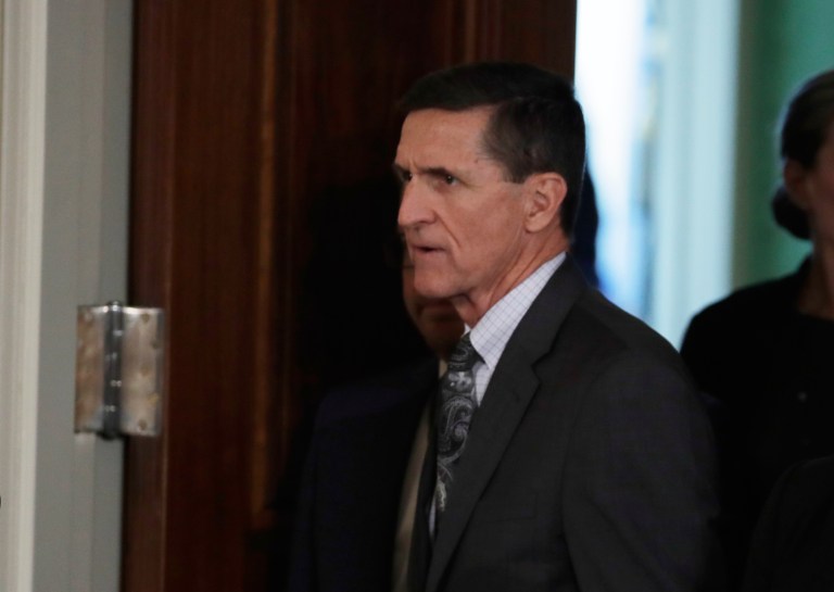 A lawyer for Michael Flynn, former national security adviser to the Trump administration, filed paperwork with the Justice Department on Tuesday that he conducted $530,000 worth of lobbying work during the election for a client that worked in Turkey's government. (AP Photo/Evan Vucci)