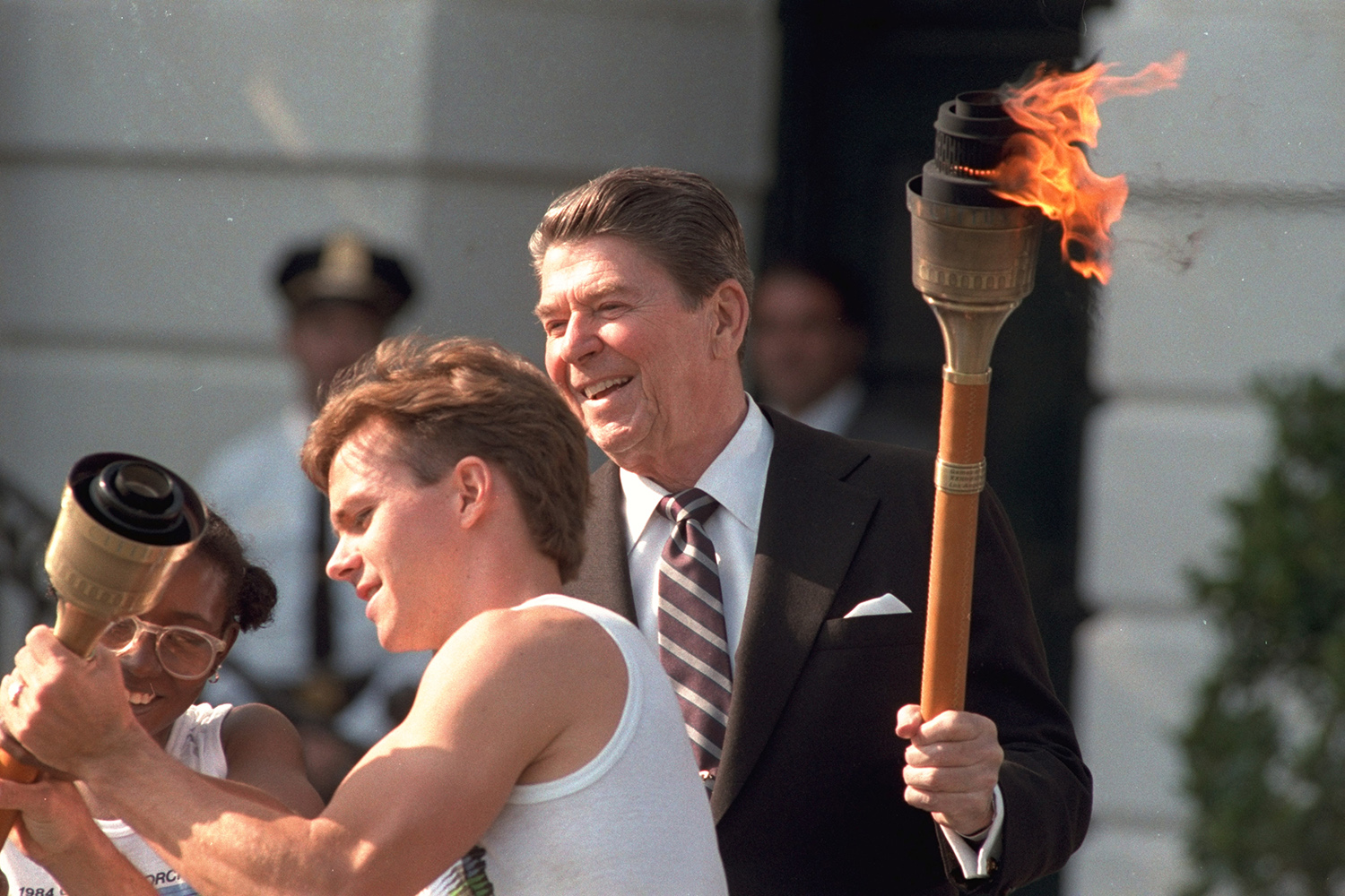 Who was the first U.S. president to attend the Olympics?
