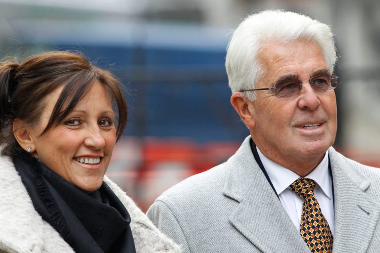   FILE - This is a Thursday, Feb. 9, 2012 file photo of celebrity publicist Max Clifford, right, accompanied by his wife, Jo Westwood, as Clifford arrives to testify at the final day of the first phase of the Leveson Inquiry, in central London. British police Thursday Dec. 6, 2012 arrested prominent publicist Max Clifford in connection to the broad investigation into child sex abuse spurred by the Jimmy Savile case. Cliffordâs lawyer, Charlotte Harris, said Clifford would assist the police âas best he can with their inquiriesâ following his arrest by detective investigating the Savile scandal. (AP Photo/Lefteris Pitarakis, File)  