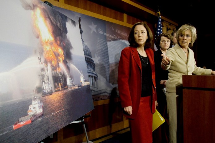 The letter was led by Sen. Maria Cantwell of Washington and Sen. Barbara Boxer of California, the top Democrats on the energy and environment committees, respectively. (AP Photo)
