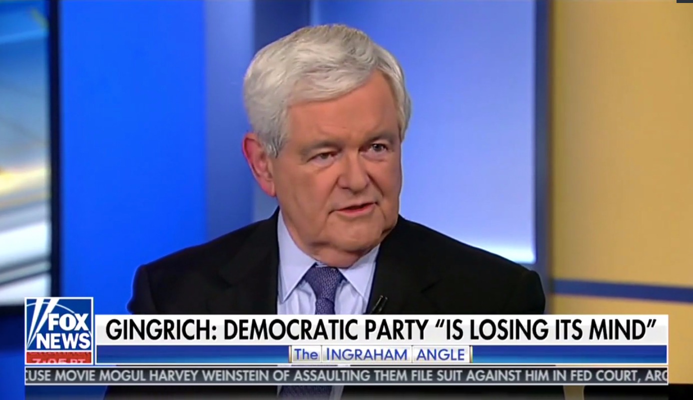 Newt Gingrich defends Al Franken: ‘Comedians often do weird things’