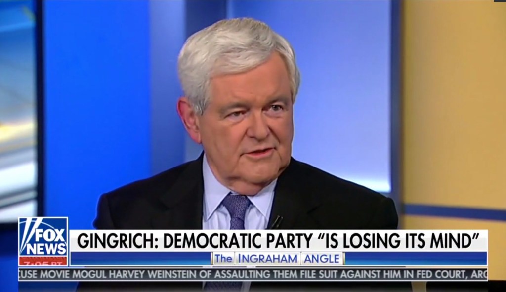 Newt Gingrich defends Al Franken: ‘Comedians often do weird things’