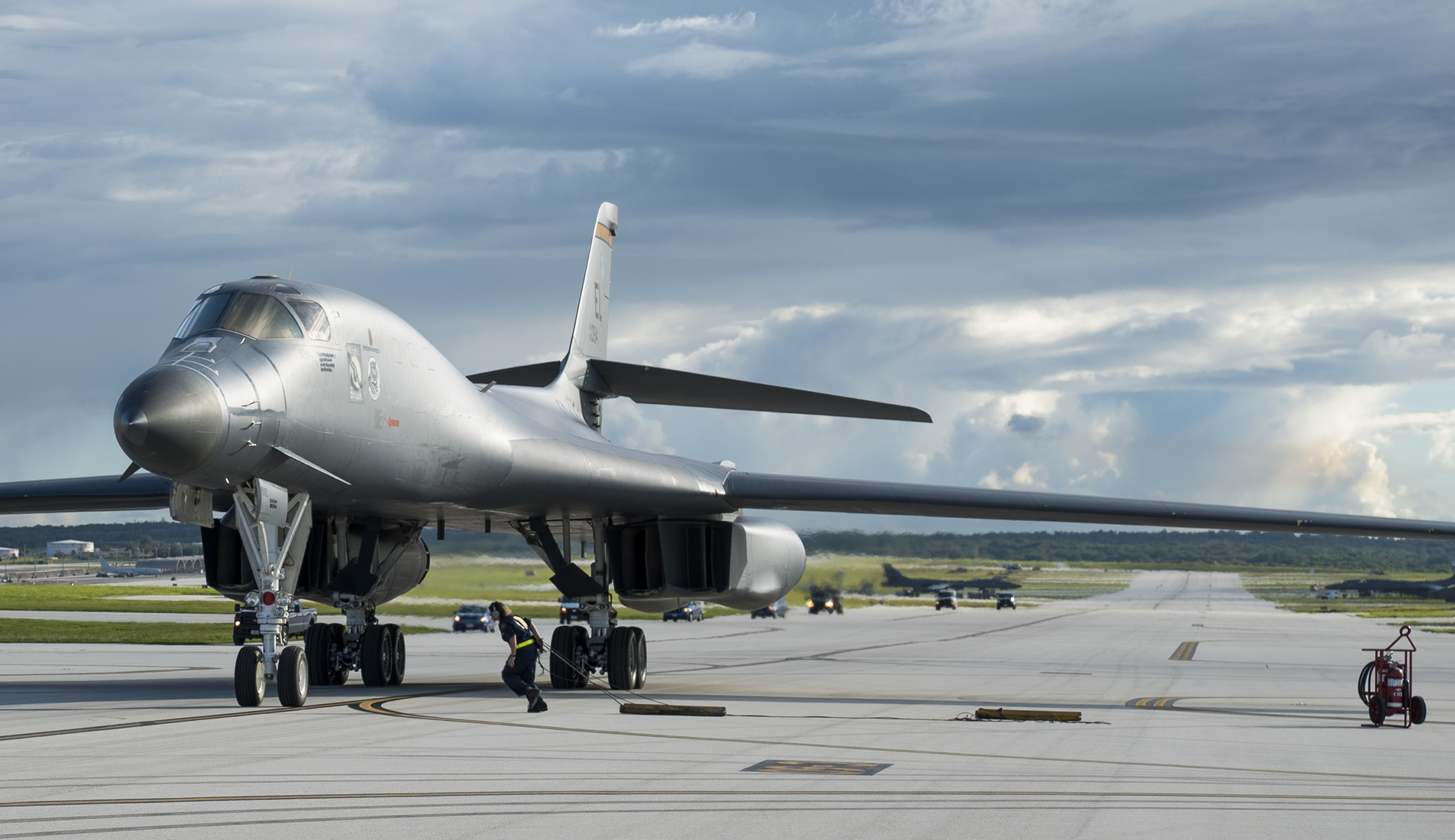 B-1B bombers fly over Korean Peninsula alongside Japanese, South Korean fighters