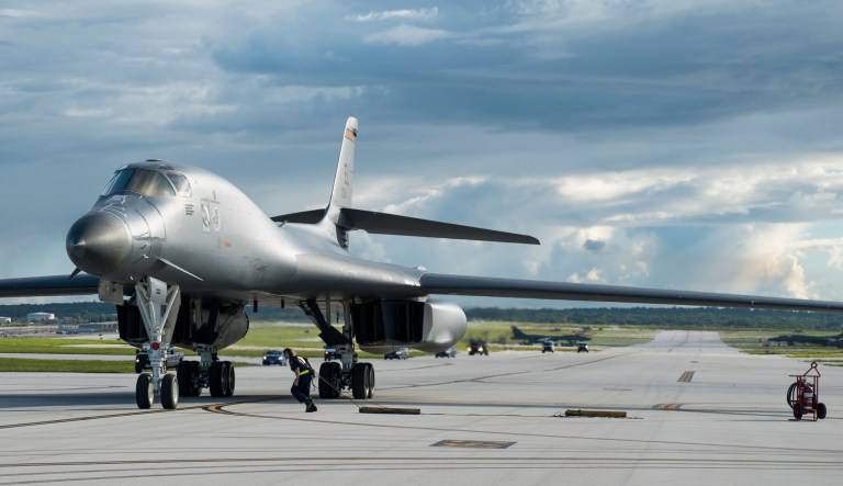 Two B-1B 