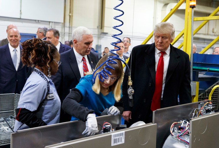 American manufacturing is already showing signs of confidence and optimism about a Trump presidency.