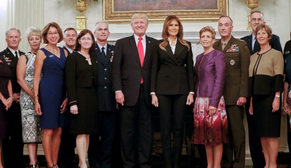 WATCH: Trump says this is ‘the calm before the storm’ to military families