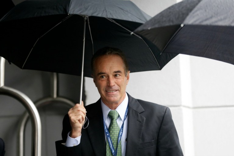 Like Trump, Chris Collins is a liberal Republican corporate-welfare beneficiary who opposes free enterprise. It's fitting he endorsed Trump. (AP Photo)